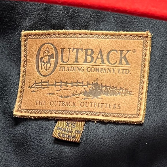 Outback Trading Company Ladies Snow Mountain Down Vest Red Black XS - Picture 12 of 16